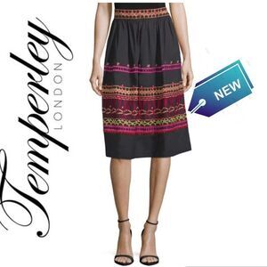 Temperley NWT Amity Embroidery Skirt Sz 6